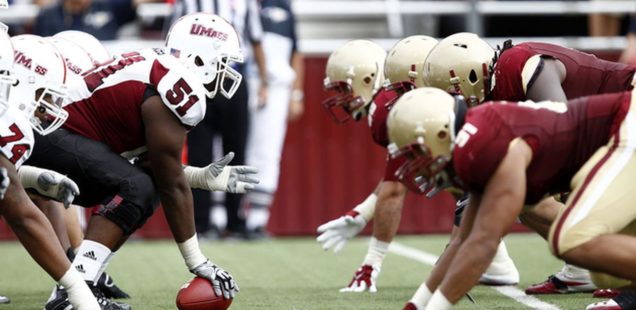 Eagles top UMass, Earn First Win